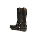 Schwarze Ankle Boots aus Kalbsleder Bos Taurus