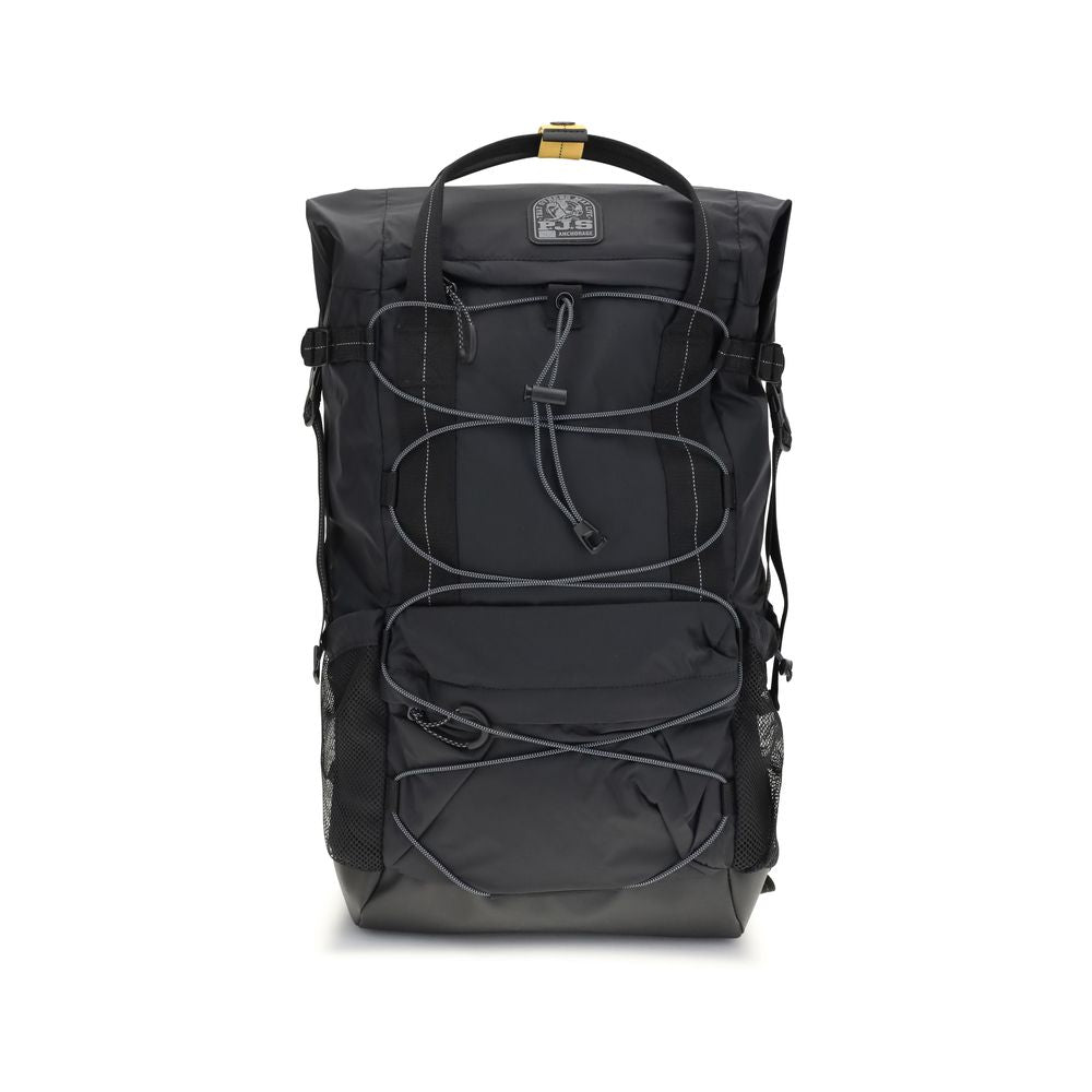 Schwarzer Nylon-Rucksack
