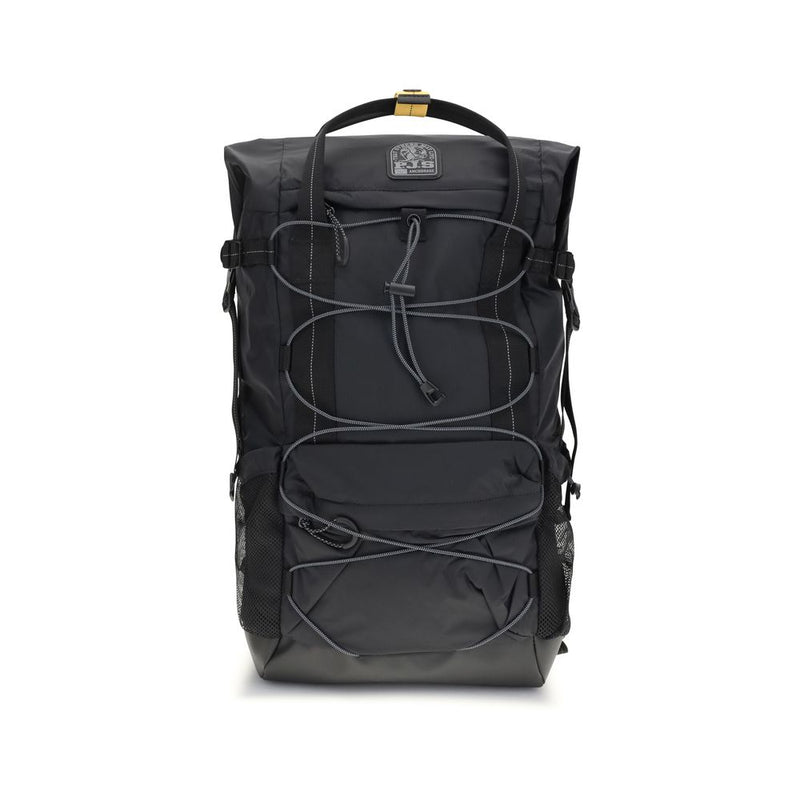 Schwarzer Nylon-Rucksack