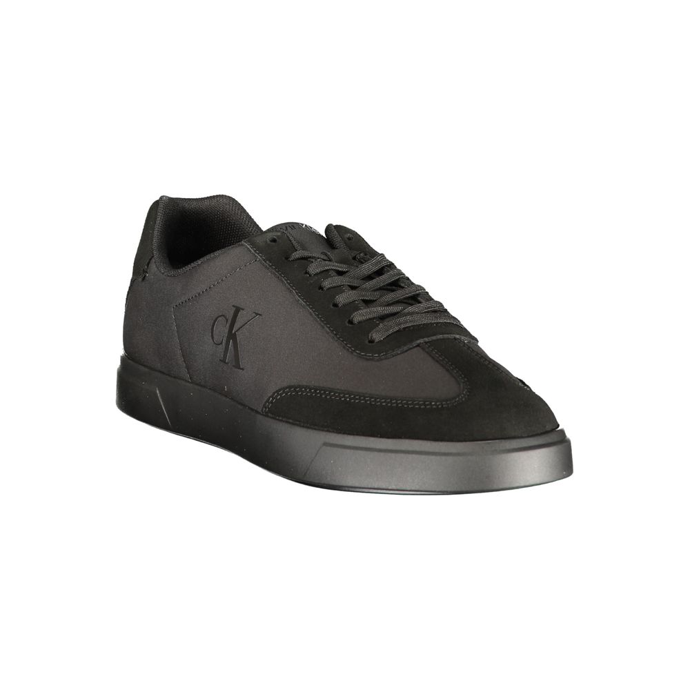 Schwarzer Polyester Sneaker