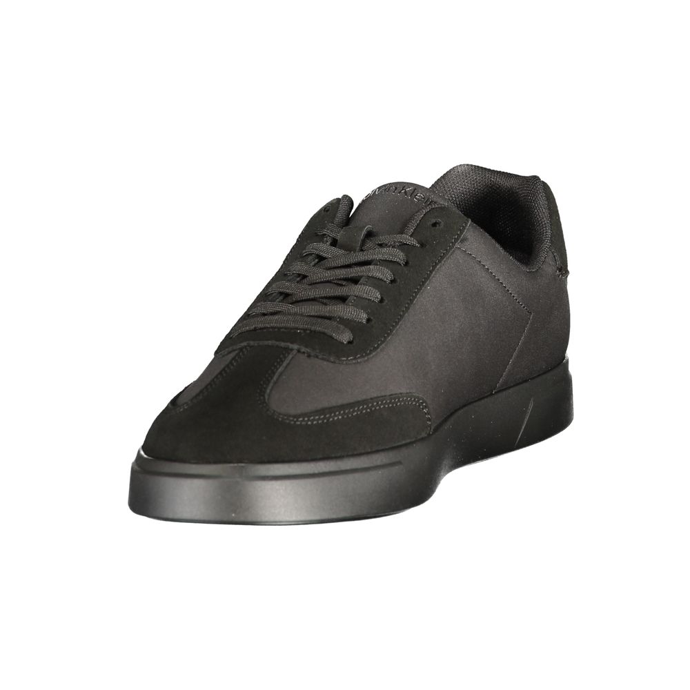 Schwarzer Polyester Sneaker