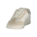 Weiße Herren-Sneaker aus Polyester