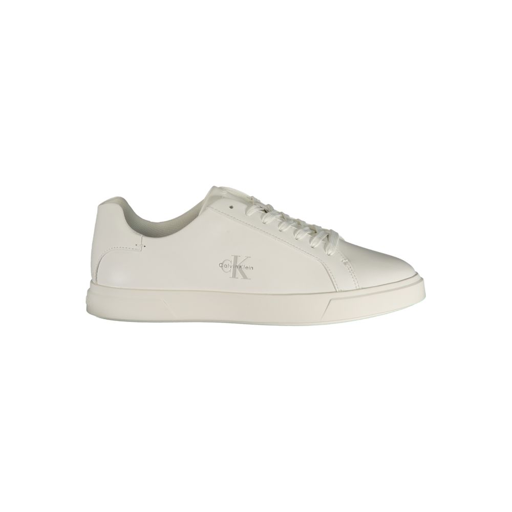 Weiße Sneaker aus Polyester