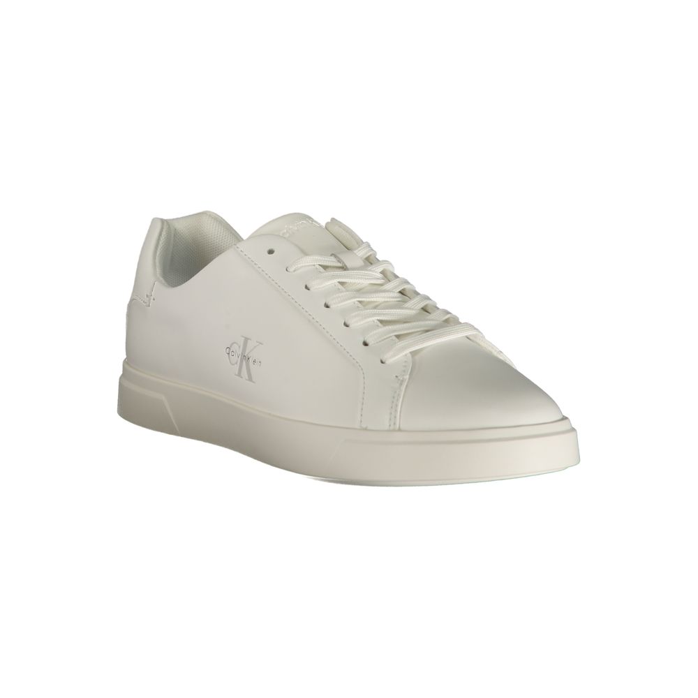 Weiße Sneaker aus Polyester
