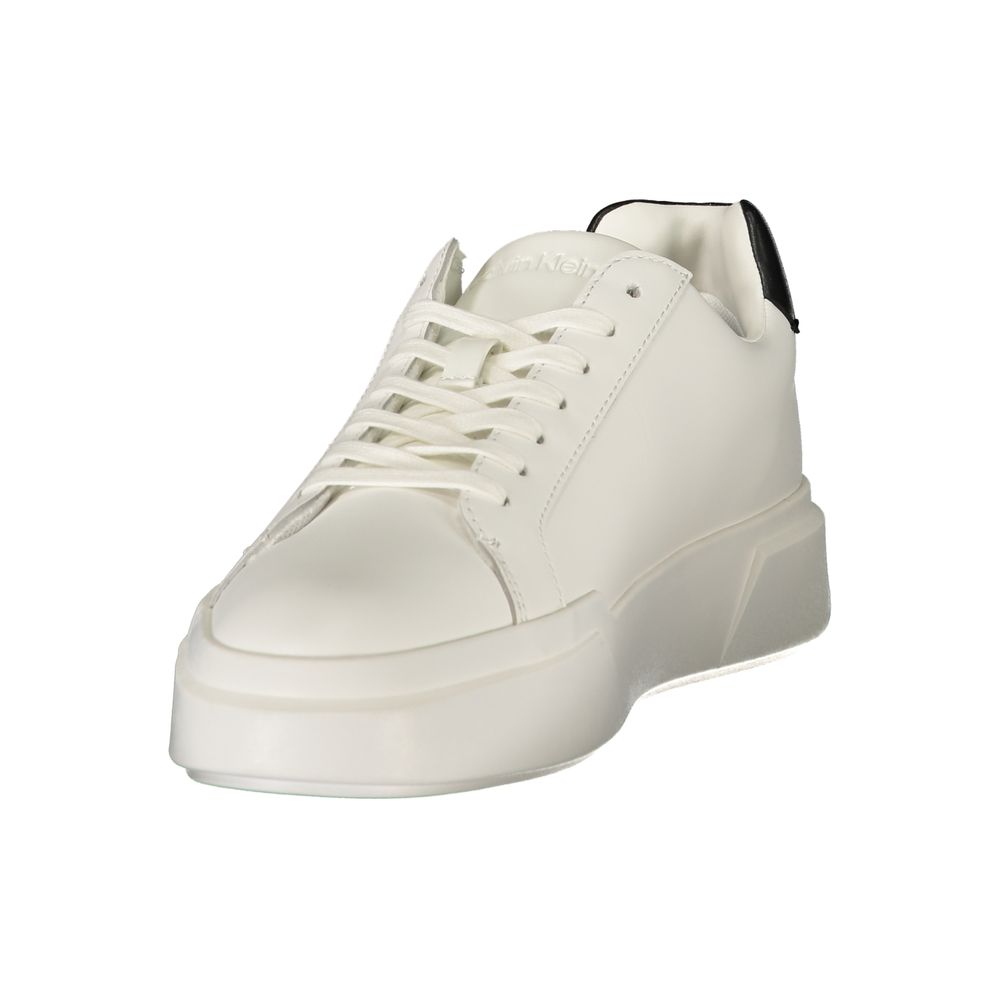 Sneaker aus weißem Polyester