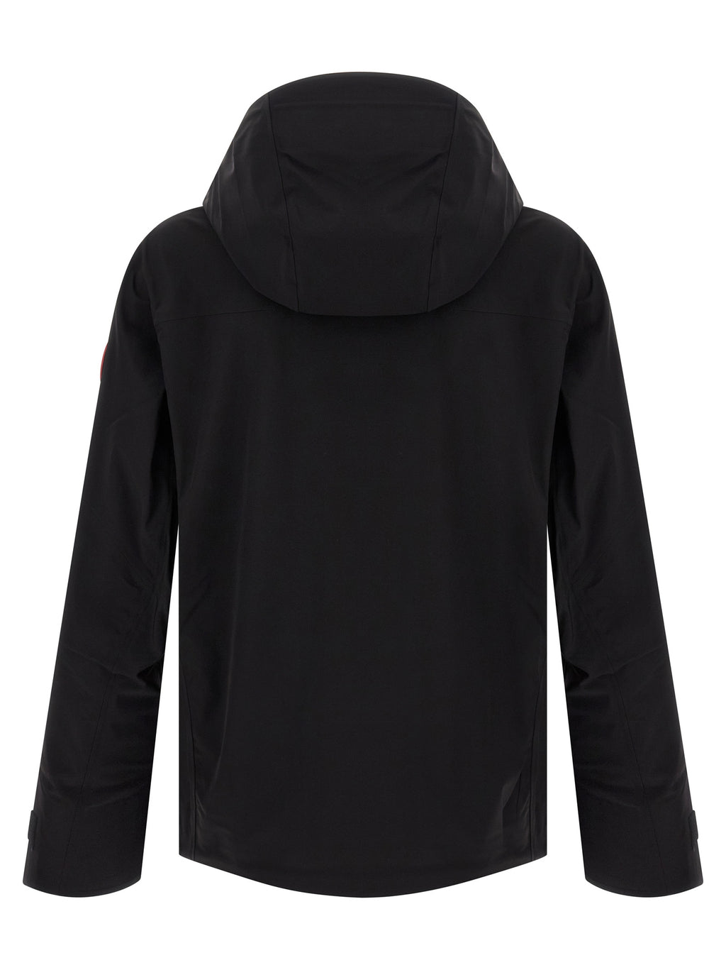 Schwarze Polyamid-Shell-Jacke