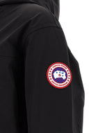 Schwarze Polyamid-Shell-Jacke