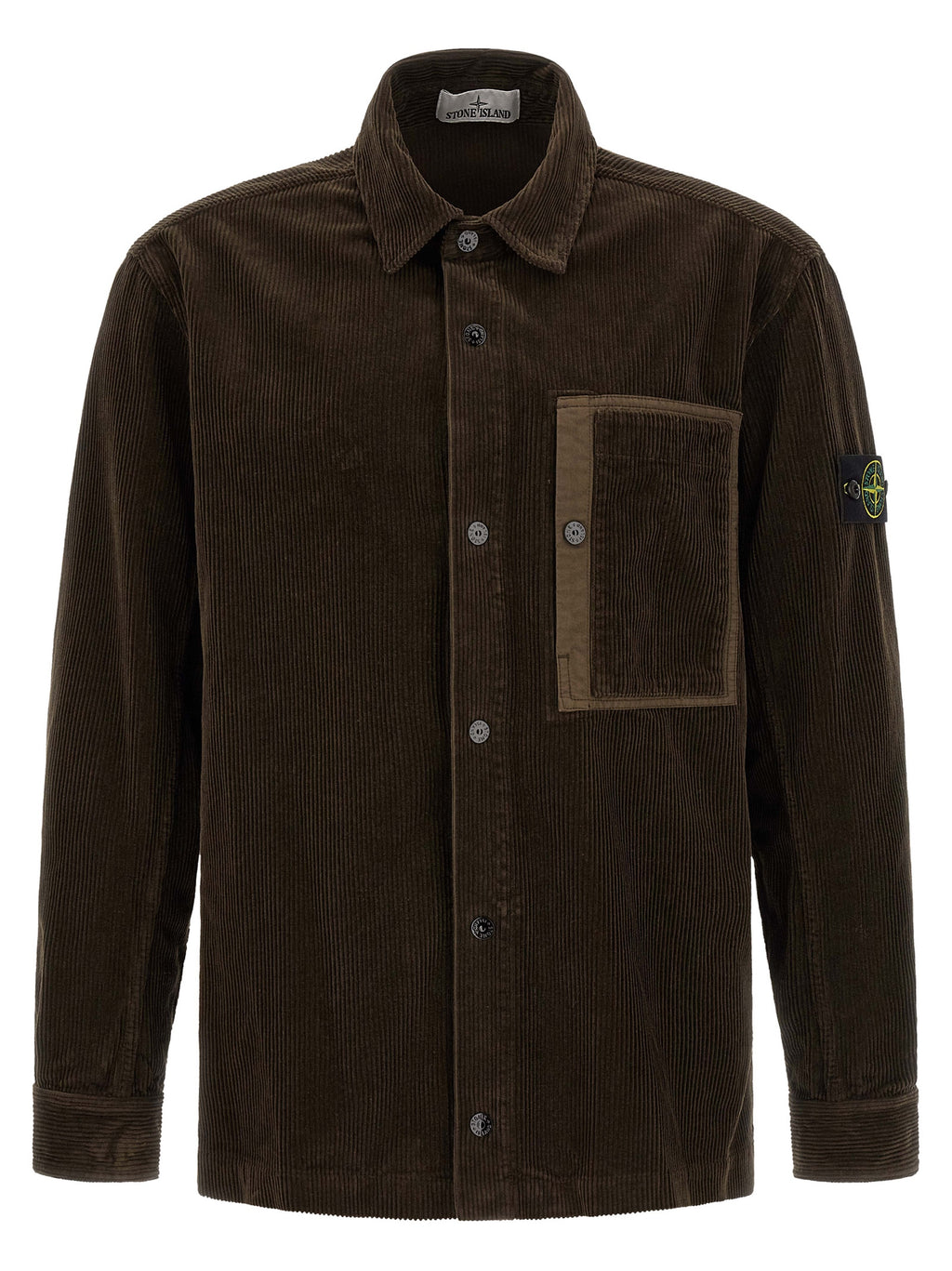 Braune Baumwollbluse