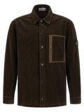 Braune Baumwollbluse