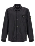 Schwarze Polyamid-Shell-Jacke