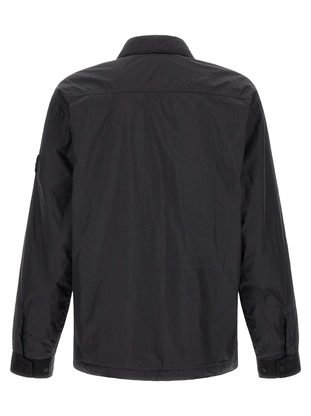 Schwarze Polyamid-Shell-Jacke