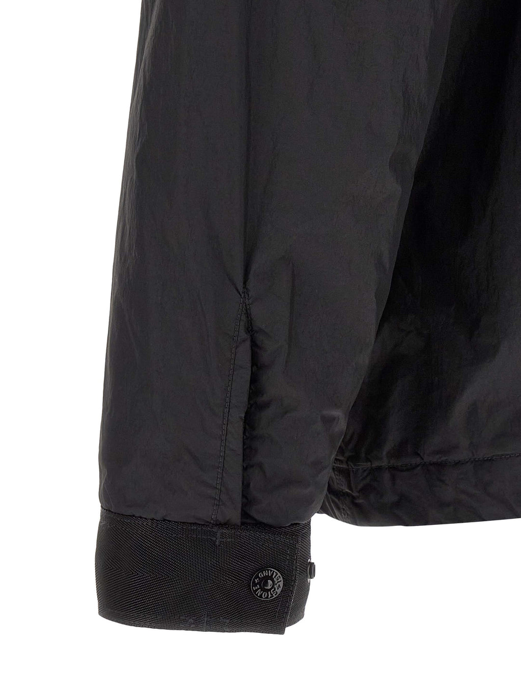 Schwarze Polyamid-Shell-Jacke