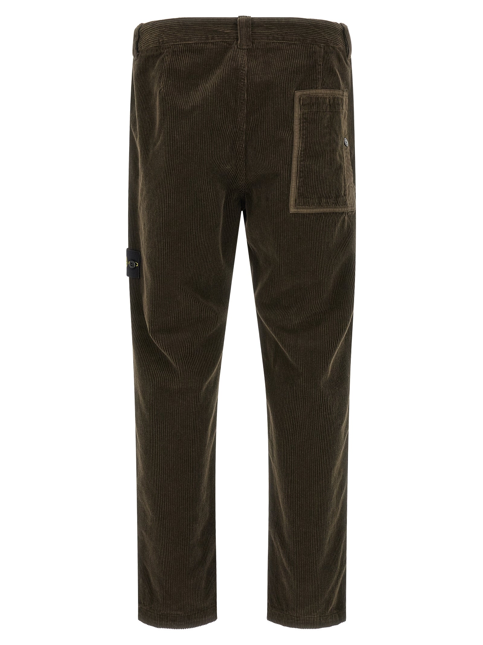 Graue Baumwoll-Freizeithose