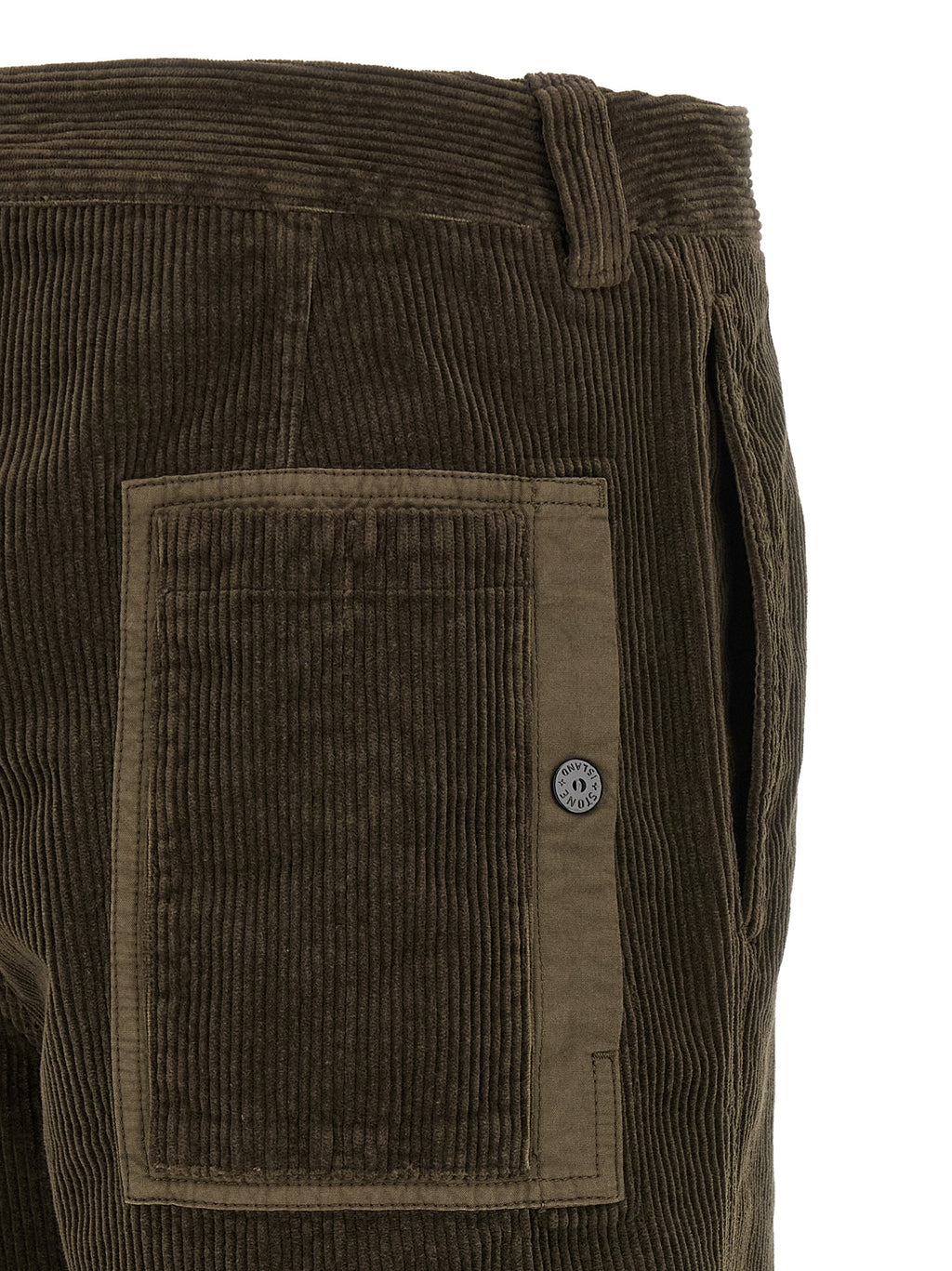Graue Baumwoll-Freizeithose