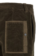Graue Baumwoll-Freizeithose
