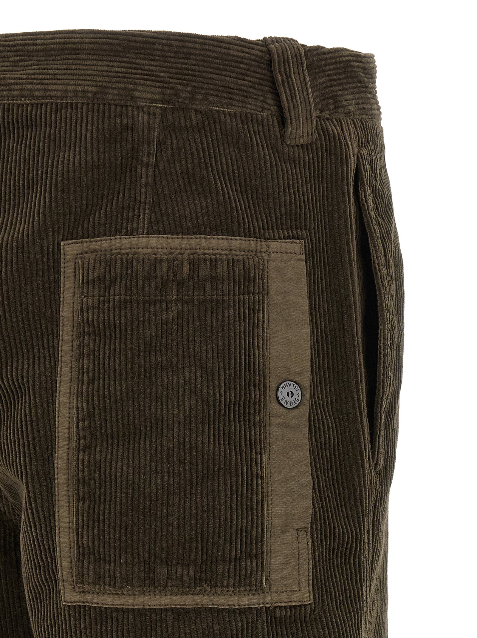 Graue Baumwoll-Freizeithose