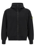 Schwarzer Baumwoll-Sweatshirt