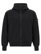 Schwarzer Baumwoll-Sweatshirt