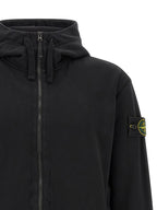 Schwarzer Baumwoll-Sweatshirt