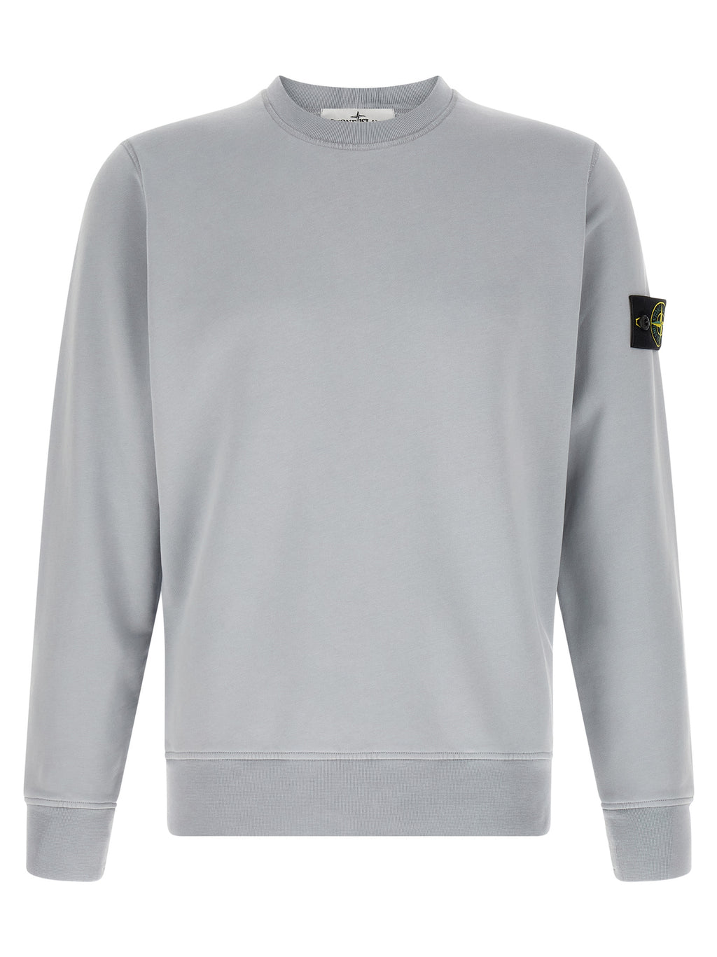 Grauer Baumwollpullover