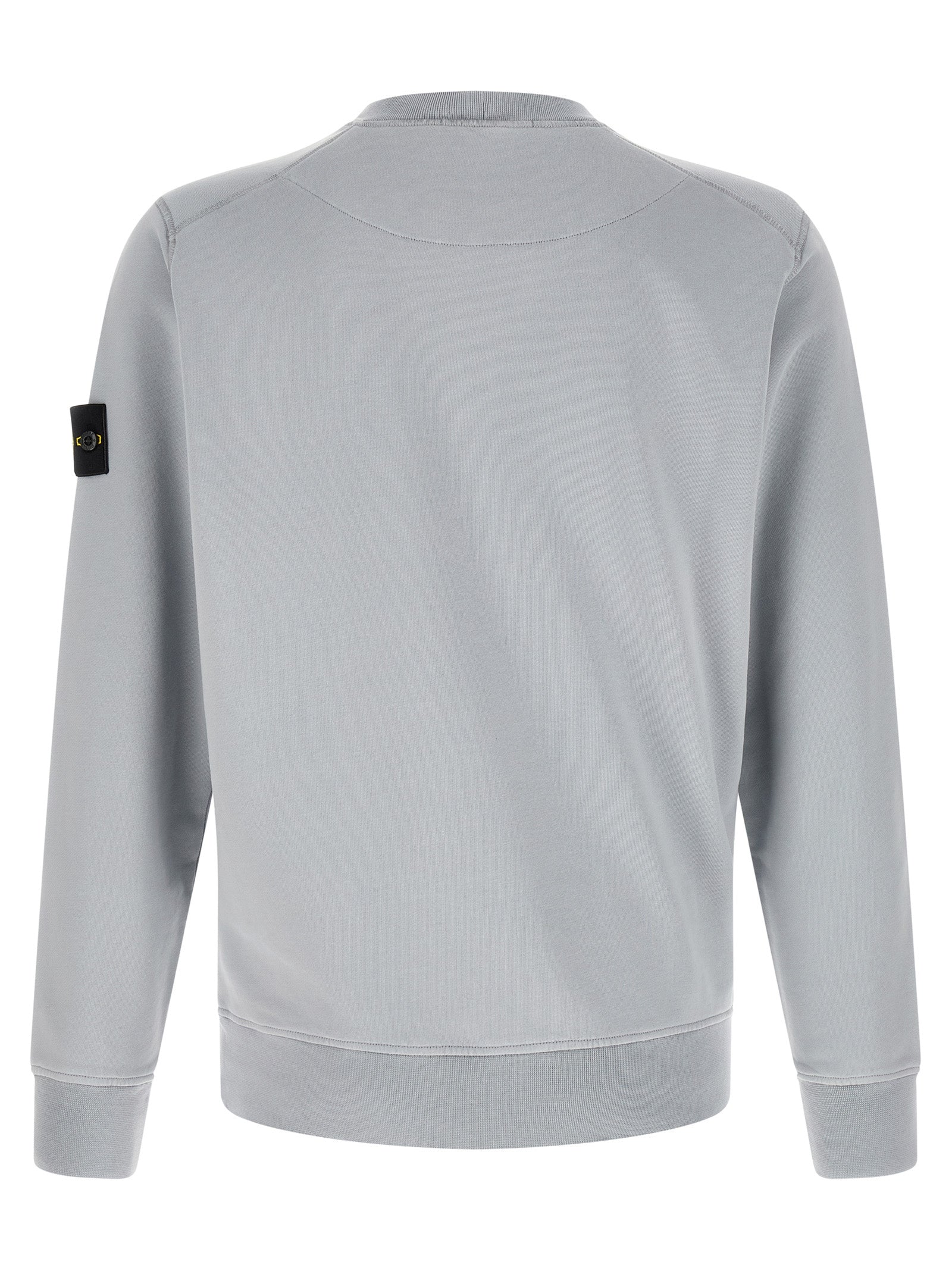 Grauer Baumwollpullover