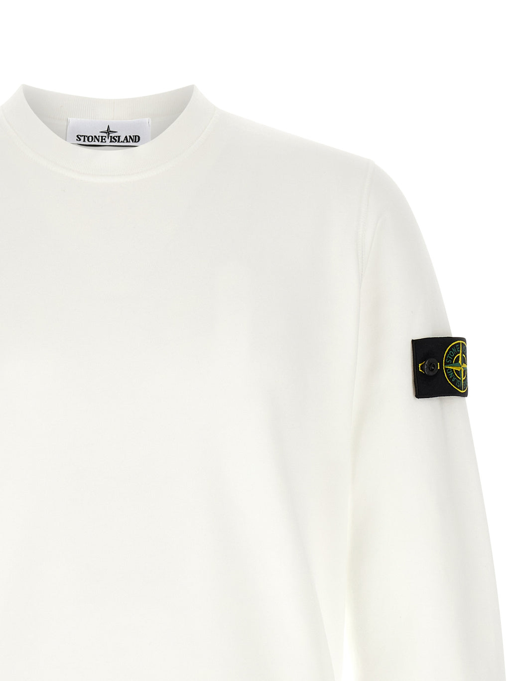 Weißes Baumwoll-Sweatshirt