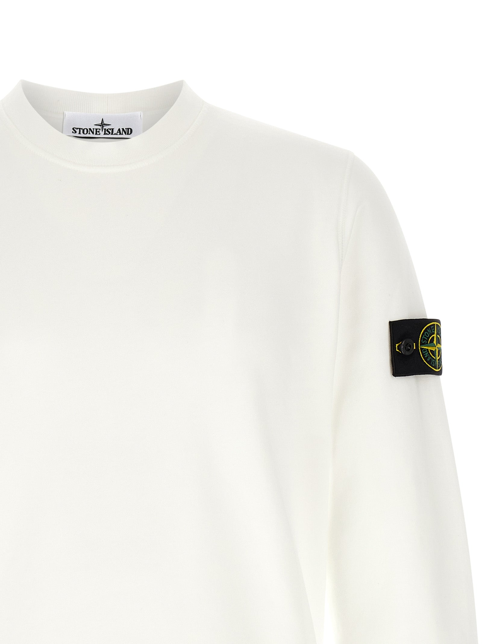 Weißes Baumwoll-Sweatshirt