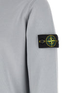 Grauer Baumwollpullover