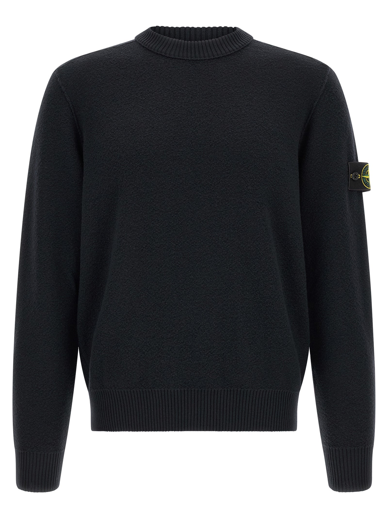 Blauer Cardigan aus Schurwolle