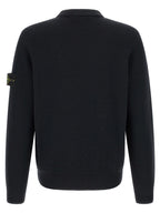 Blauer Cardigan aus Schurwolle