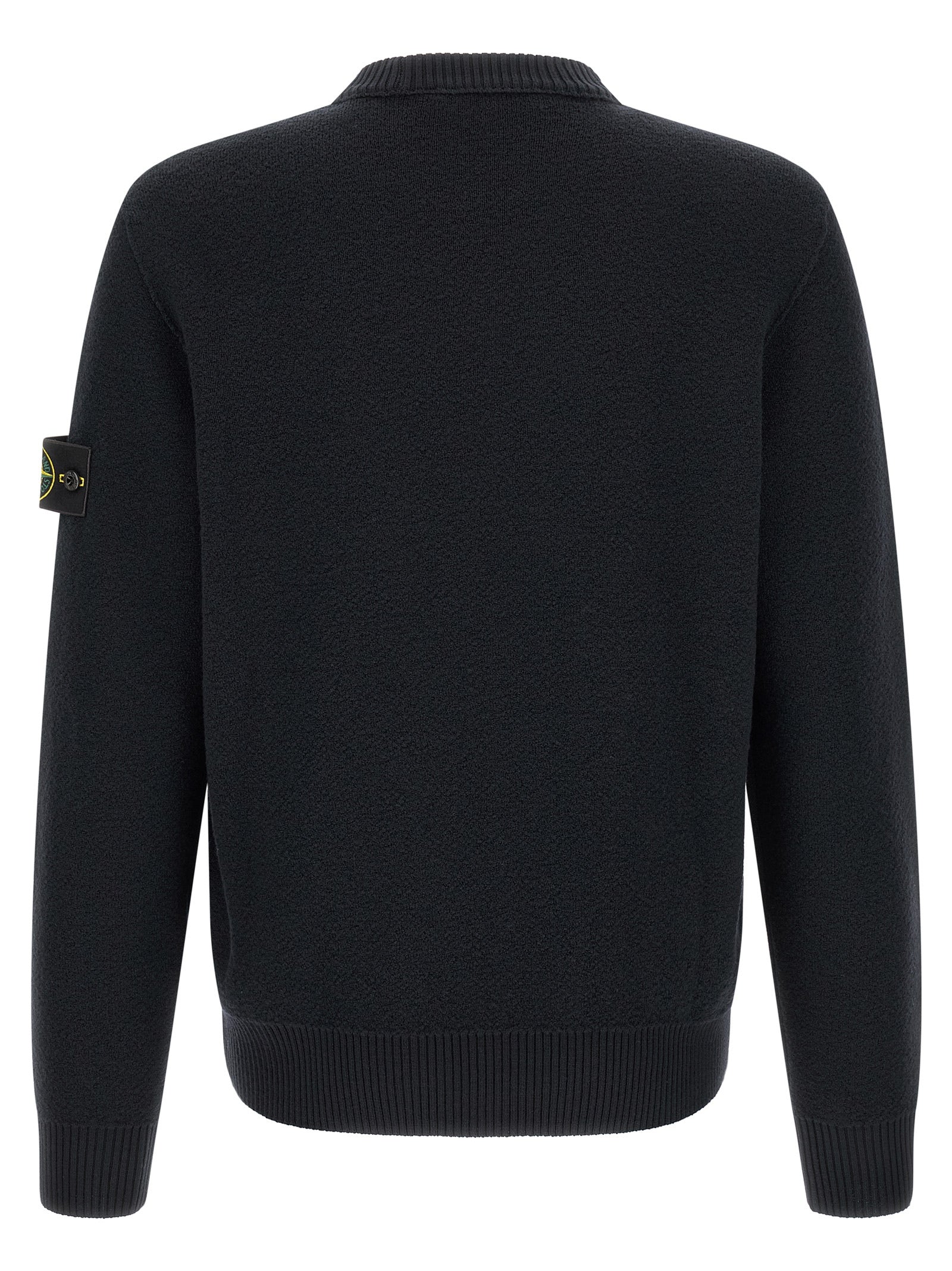 Blauer Cardigan aus Schurwolle