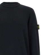 Blauer Cardigan aus Schurwolle