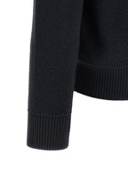 Blauer Cardigan aus Schurwolle