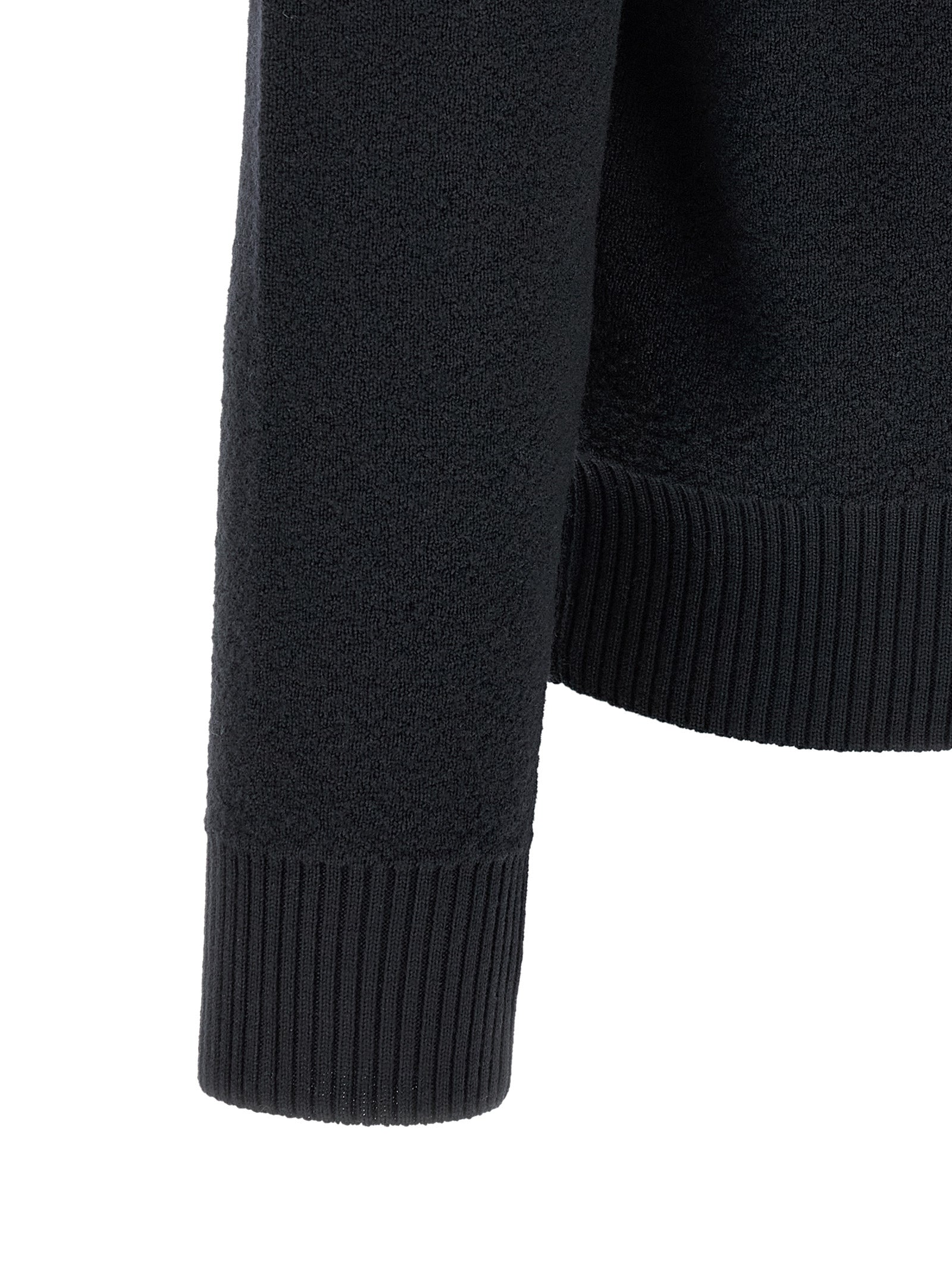 Blauer Cardigan aus Schurwolle