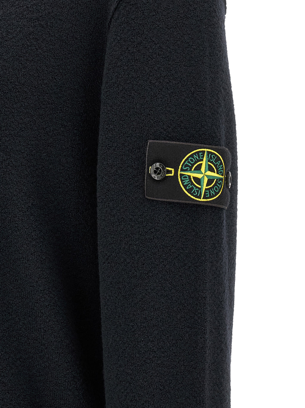 Blauer Cardigan aus Schurwolle