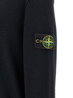 Blauer Cardigan aus Schurwolle