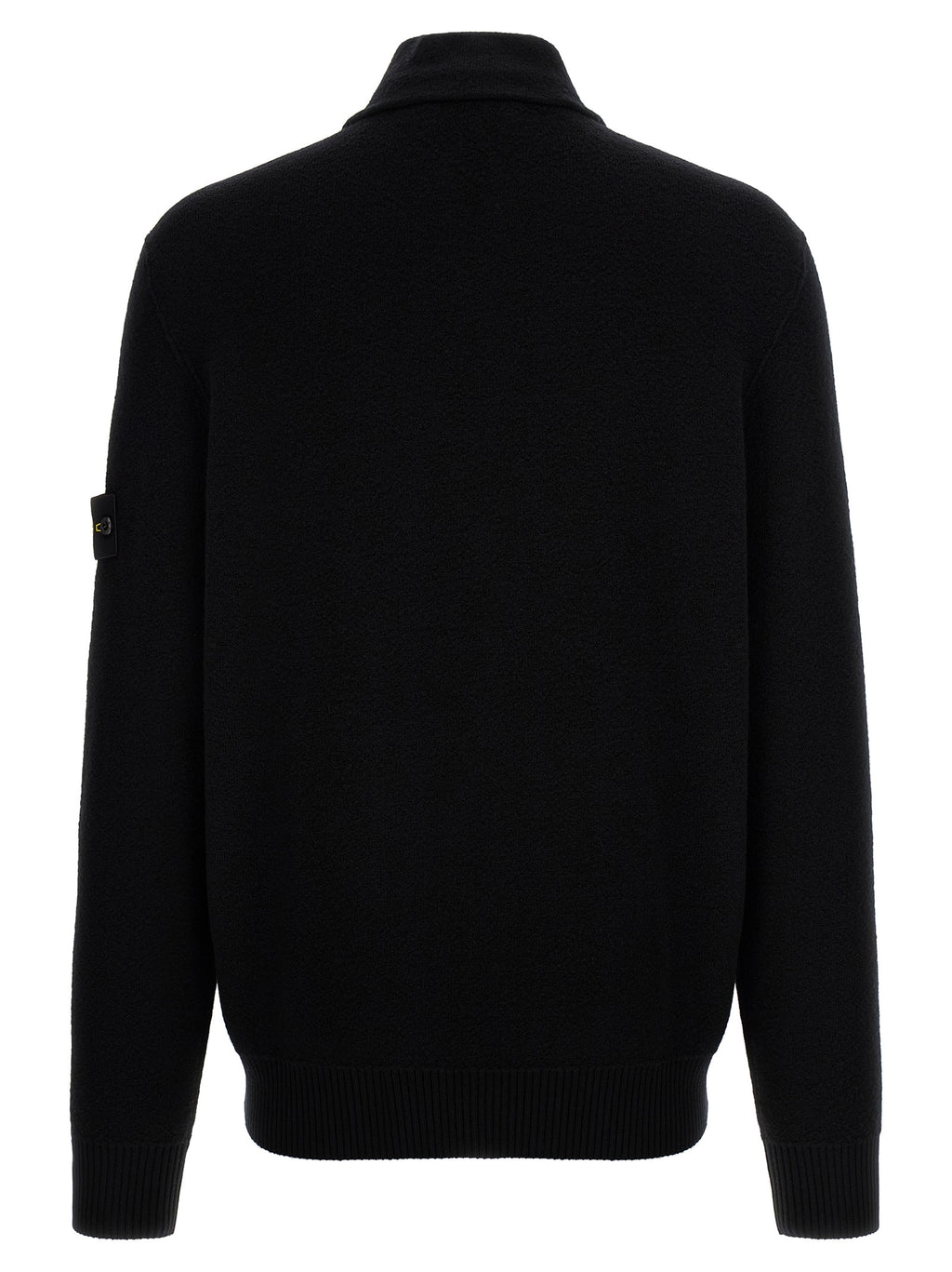 Schwarzer Cardigan aus Schurwolle