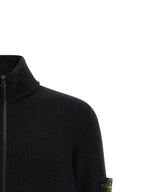 Schwarzer Cardigan aus Schurwolle
