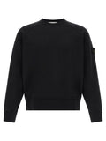 Schwarzer Baumwoll-Sweatshirt