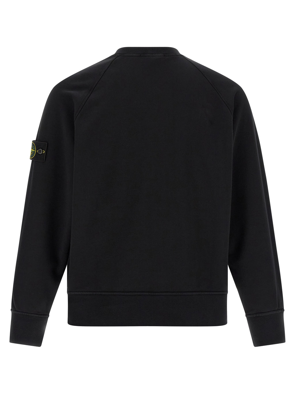 Schwarzer Baumwoll-Sweatshirt