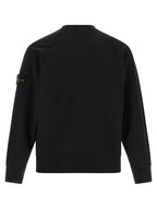 Schwarzer Baumwoll-Sweatshirt