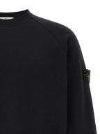 Schwarzer Baumwoll-Sweatshirt
