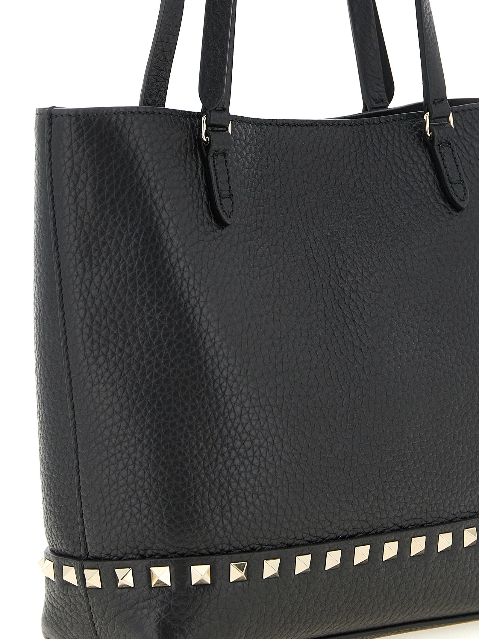 Schwarze Kalbsleder-Schultertasche