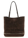 Braunes Kalbsleder Damen Crossbody Tasche