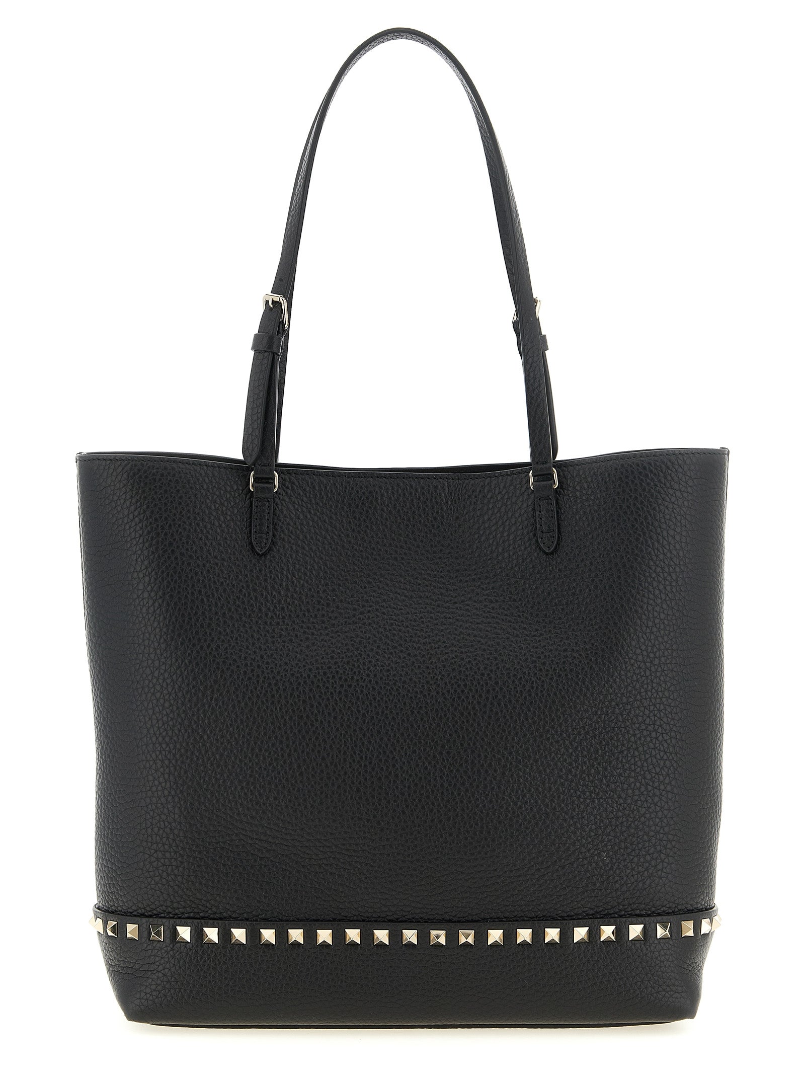 Schwarze Kalbsleder-Schultertasche