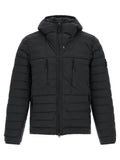 Schwarze Polyamid-Shell-Jacke