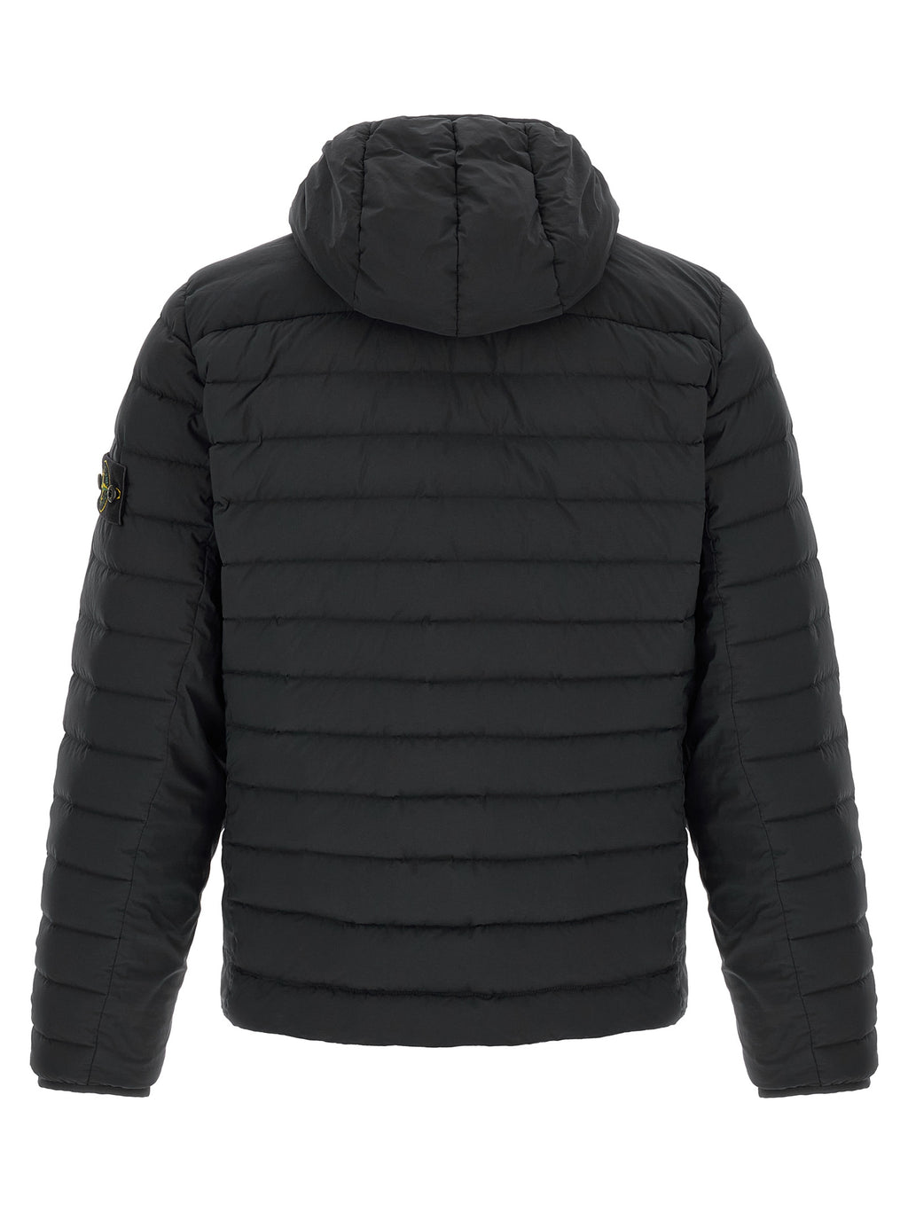 Schwarze Polyamid-Shell-Jacke