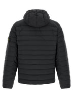 Schwarze Polyamid-Shell-Jacke