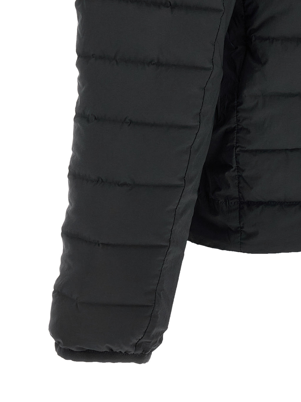 Schwarze Polyamid-Shell-Jacke