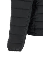 Schwarze Polyamid-Shell-Jacke